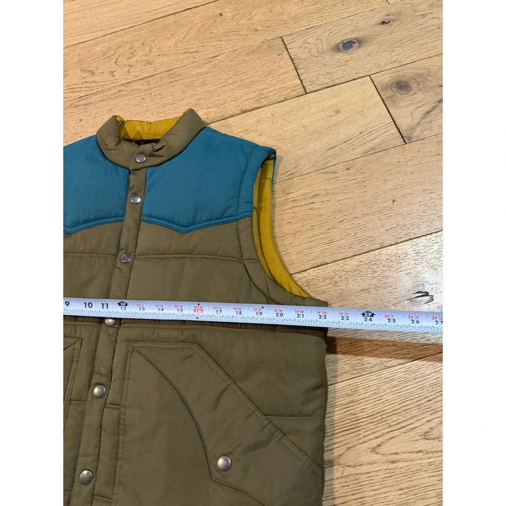 Howler Brothers Rounder Vest Capers/Dark Teal Western Style Puffer Mens Medium - Picture 5 of 6